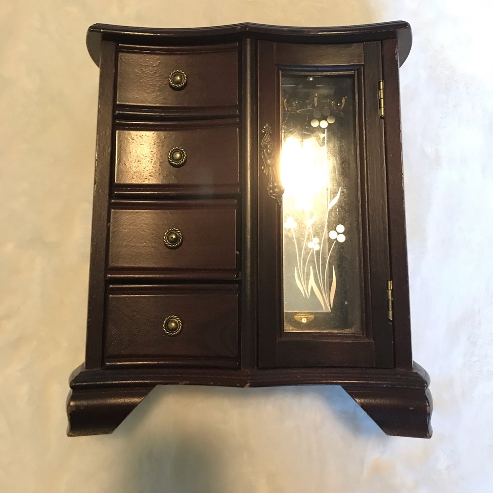 ✨Vintage Jewelry Box 💍 Wood/Metal